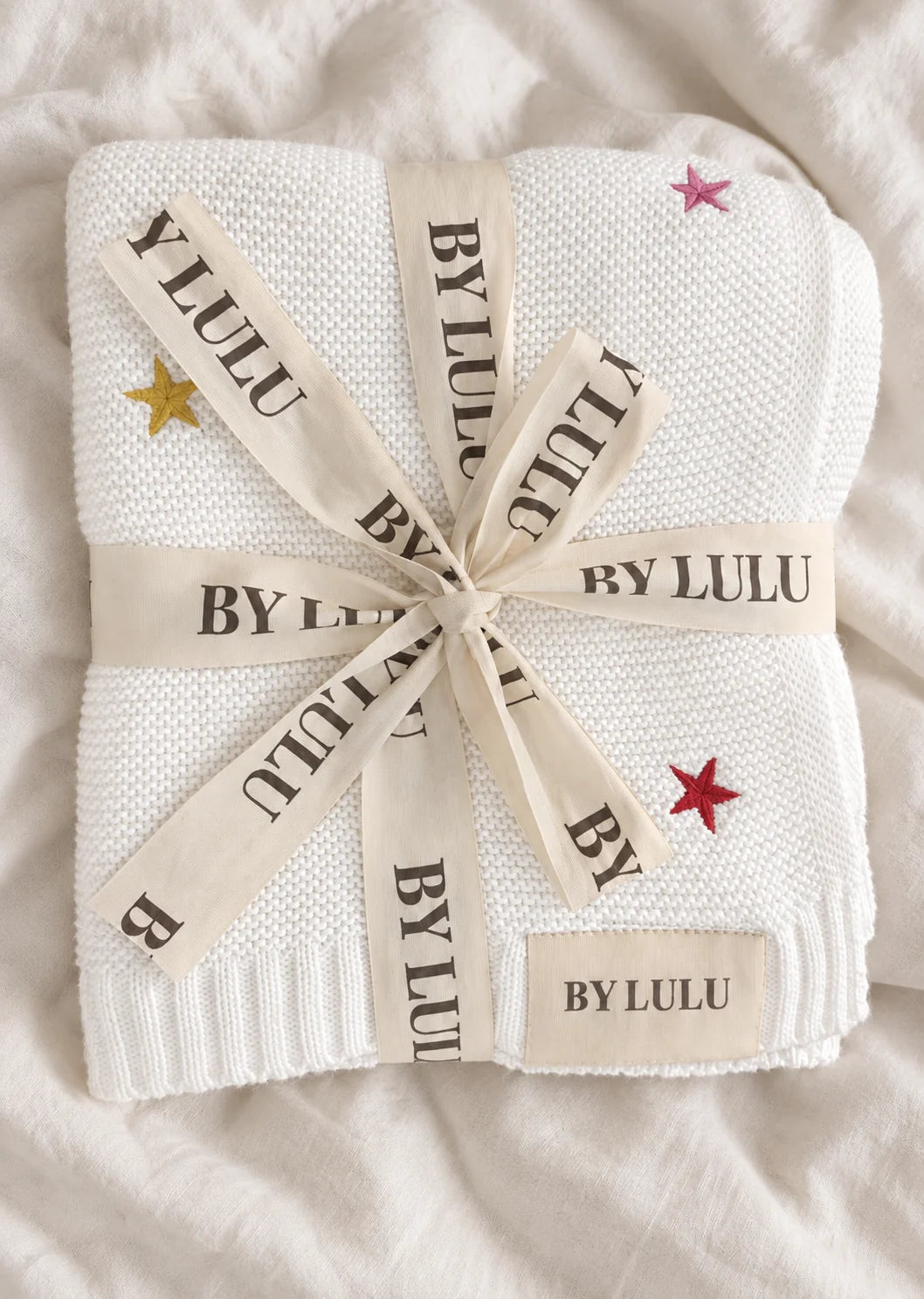 Stella’s Star Embroidery Baby Blanket (PREORDER - SHIPPING NOVEMBER)