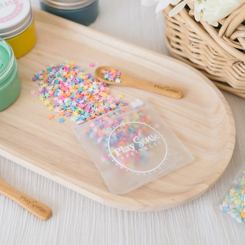 Play Dough Sprinkles - Rainbow Stars