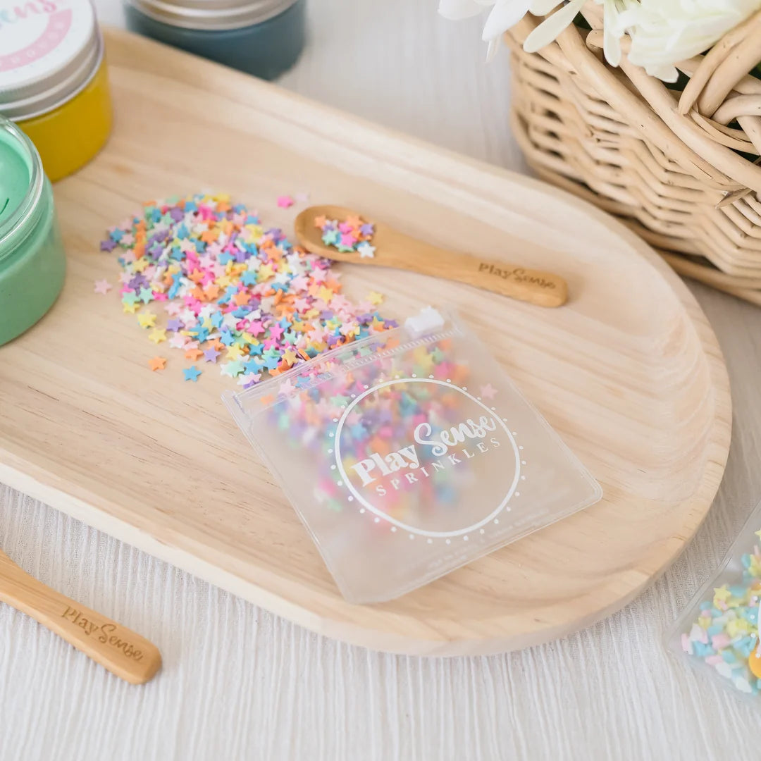 Play Dough Sprinkles - Rainbow Stars