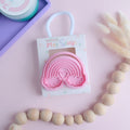 Eco Playdough Stamp | Rainbows | Rainbow with heart