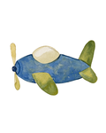 Water Colour Artwork Print - Plane
