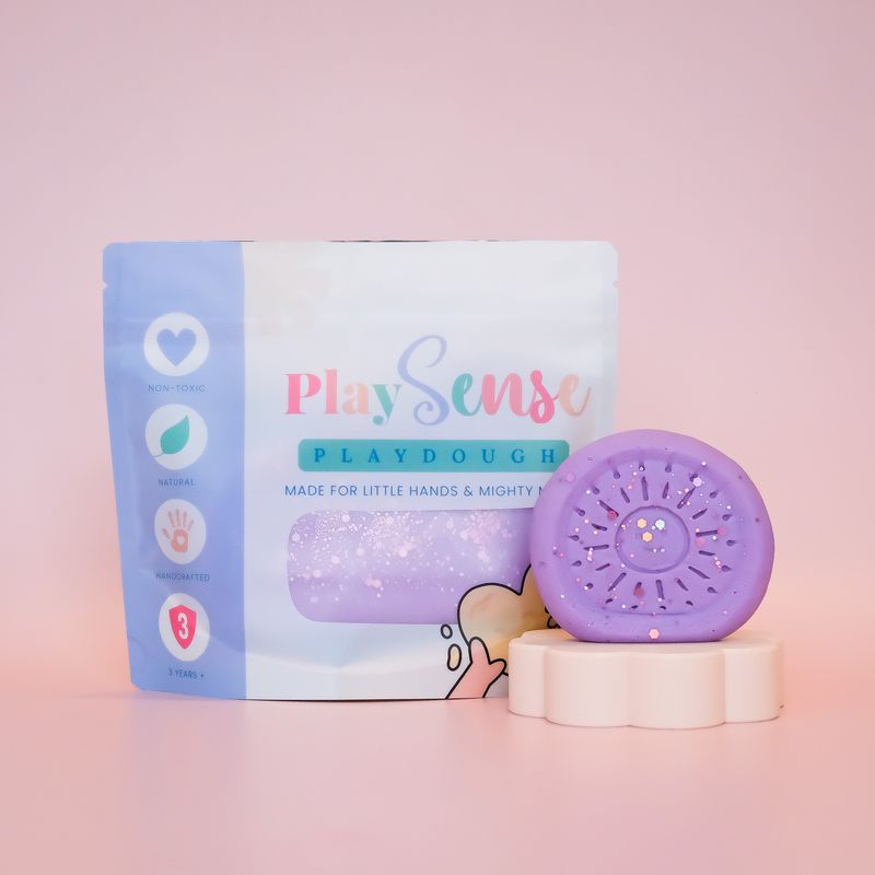 Play Sense Dough | Glitter Purple | Bubblegum Scented