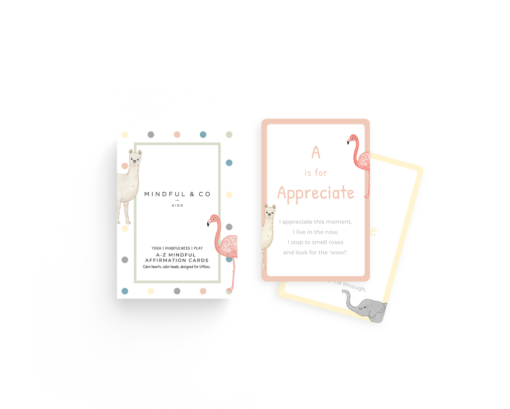 A-Z Mindfulness Affirmation Cards For Kids