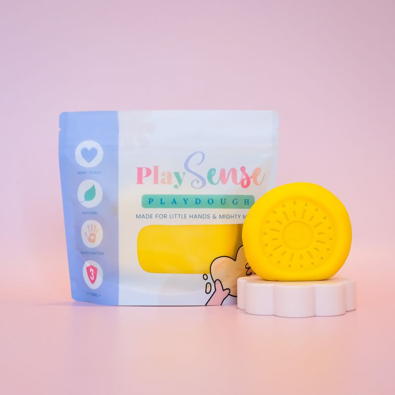 Play Sense Dough | Bright Yellow | Pineapple Scented