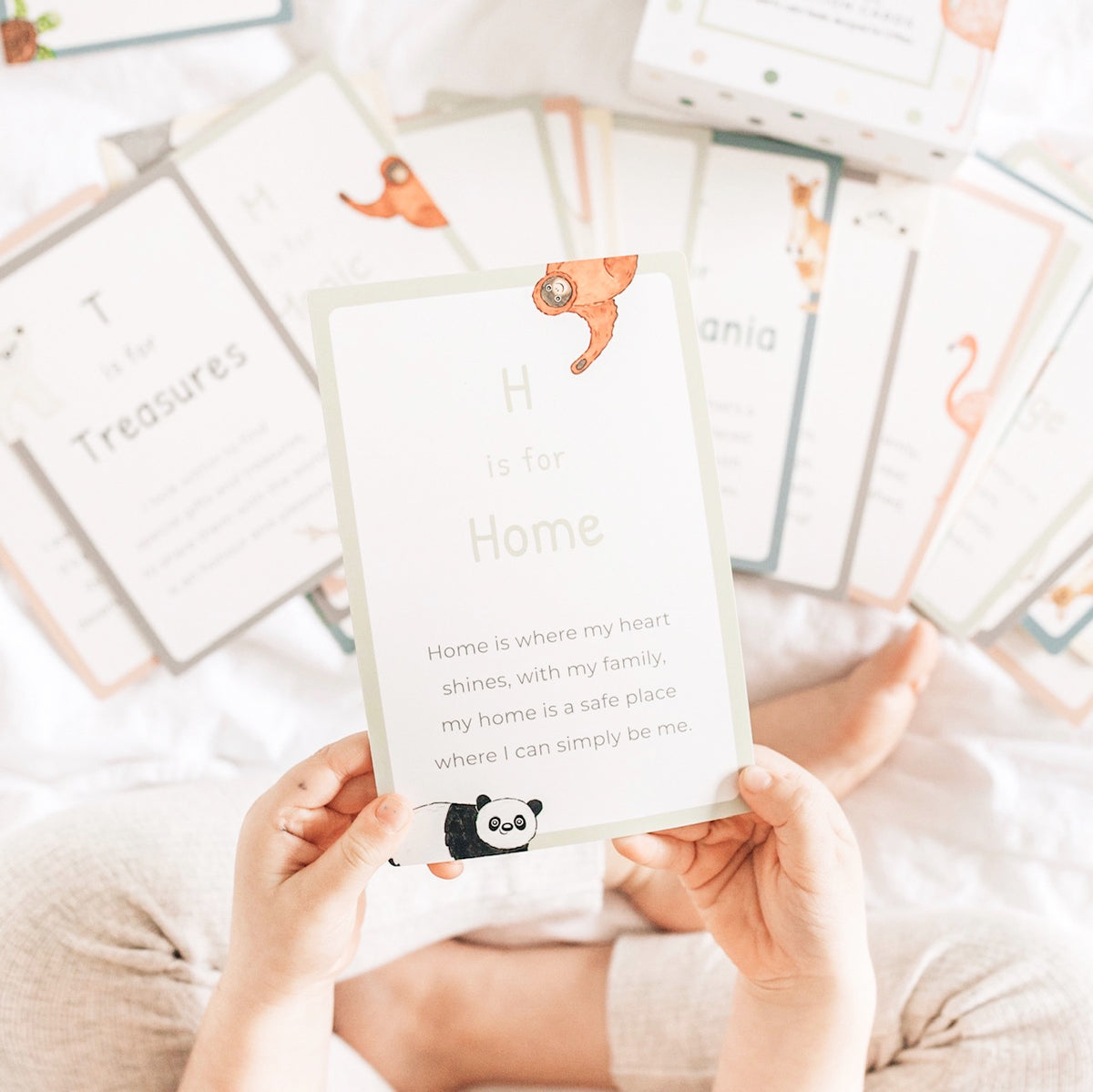 A-Z Mindfulness Affirmation Cards For Kids