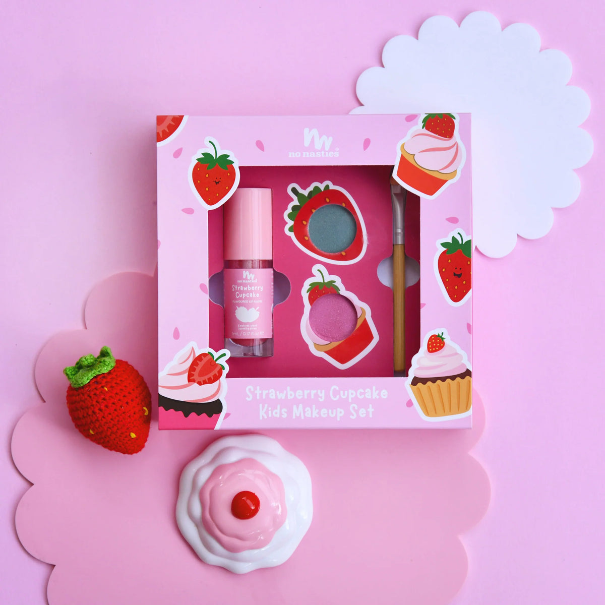 Strawberry Cupcake No Nasties Natural Makeup Gift Set